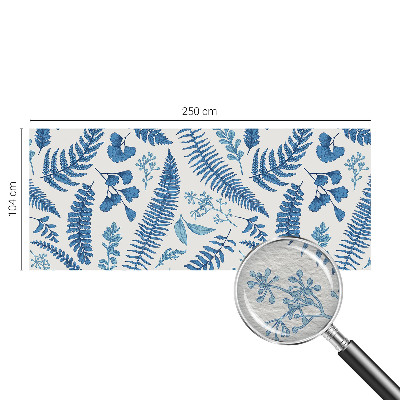 Vlies fototapet med botaniske mønstre