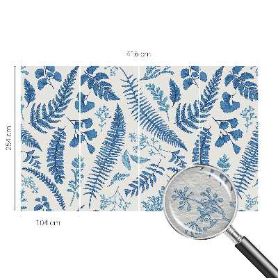 Vlies fototapet Botaniske mønstre