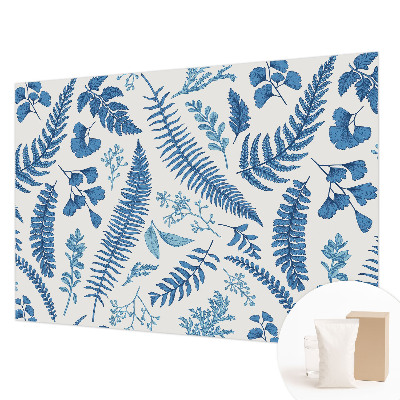 Vlies fototapet med botaniske mønstre