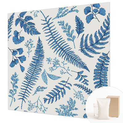 Vlies fototapet med botaniske mønstre