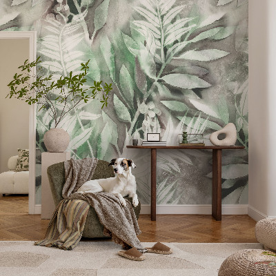 Væg tapet Akvarelblade