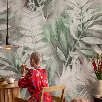 Væg tapet Akvarelblade