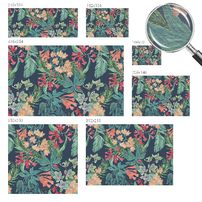 Fotovæg Tropiske blomster