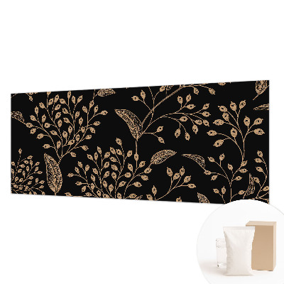 Tapet væg med botanisk elegance