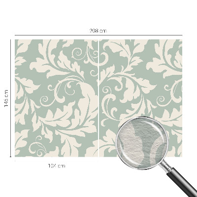 Fototapet soveværelse Dekorative blade