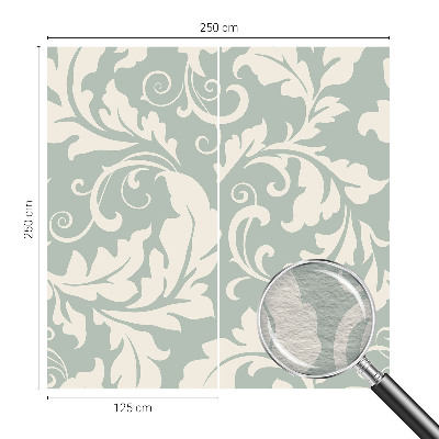 Fototapet soveværelse Dekorative blade