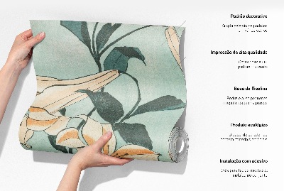Fototapet efter mål Romantiske blomster