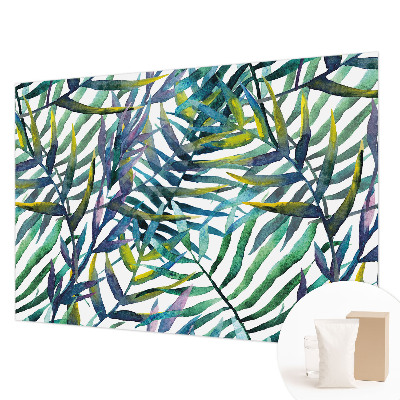 Fotovæg soveværelse Eksotisk vegetation