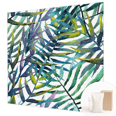 Fotovæg soveværelse Eksotisk vegetation