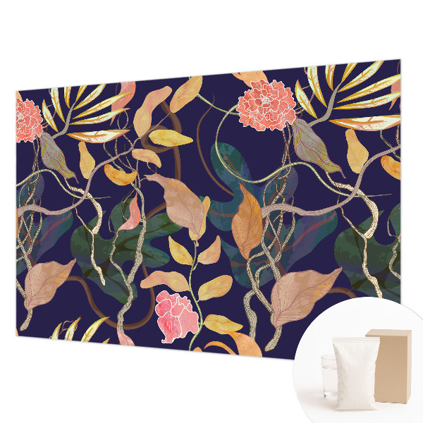 Fototapet på mål med motiv af plante i et elegant design