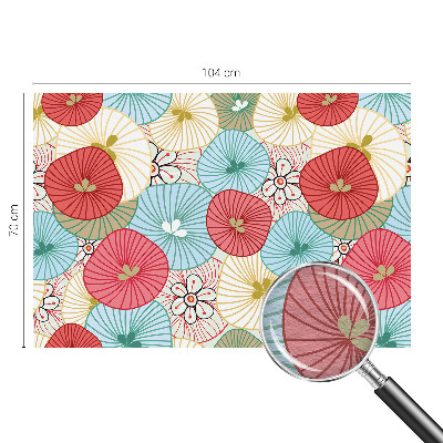 Modern fototapet Blomstermønster