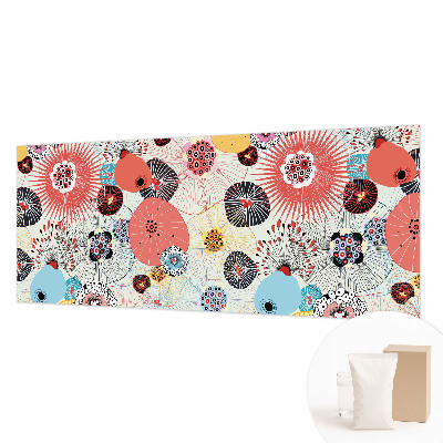 Stor fototapet Farverige blomster