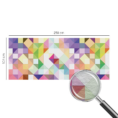 Høj kvalitet fototapet Farverige former