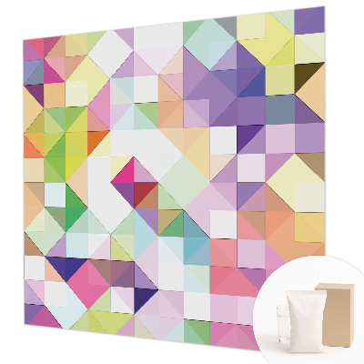 Høj kvalitet fototapet Farverige former