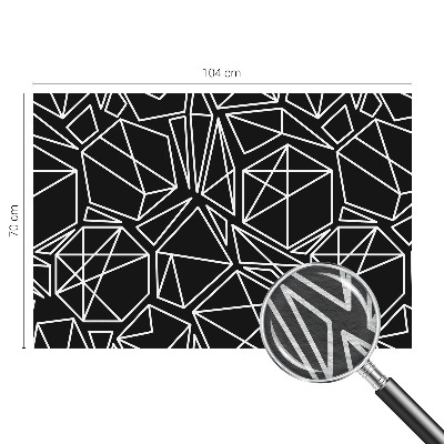 3D fototapet med moderne abstrakt motiv