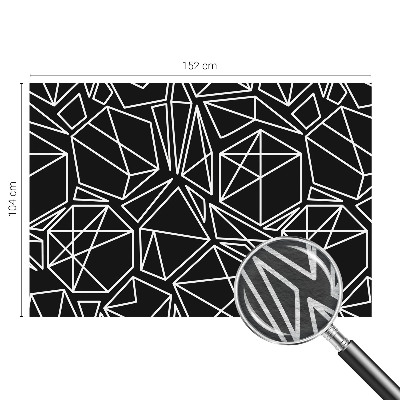 3D fototapet med moderne abstrakt motiv