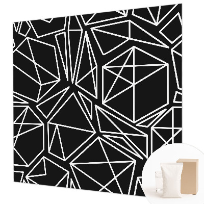 3D fototapet med moderne abstrakt motiv