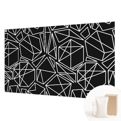 3D fototapet med moderne abstrakt motiv