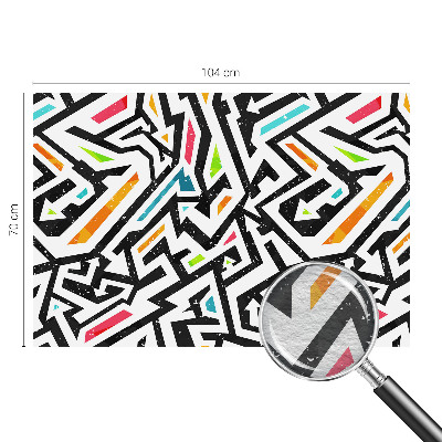 Non-woven fototapet med abstrakt mosaikmotiv