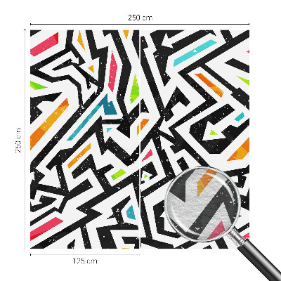 Non-woven fototapet med abstrakt mosaikmotiv