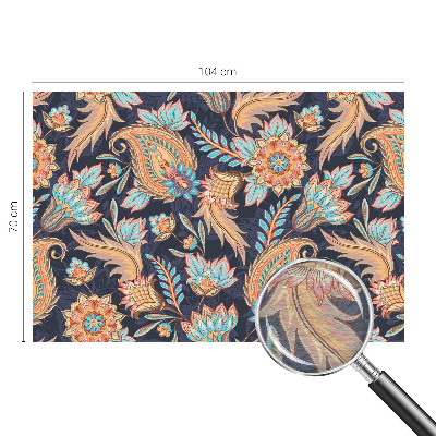 Fototapet soveværelse Blomstermønster