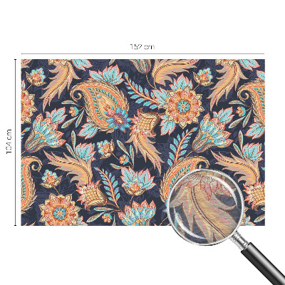 Fototapet soveværelse Blomstermønster