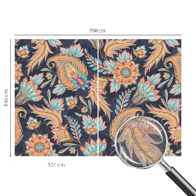 Fototapet soveværelse Blomstermønster