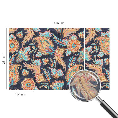 Fototapet soveværelse Blomstermønster