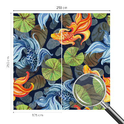 Fototapet børneværelse Fiskemønstre