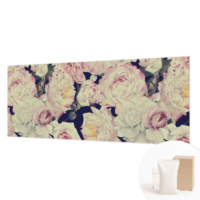 Modern fototapet med motiv af en blomsterbuket