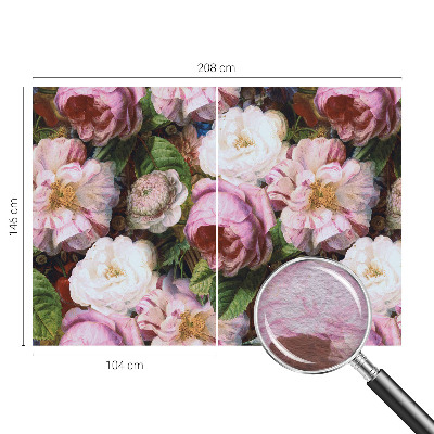 Fototapet på mål med blomsteragtigt motiv