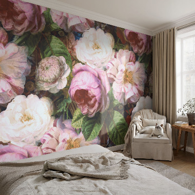 Fototapet på mål med blomsteragtigt motiv