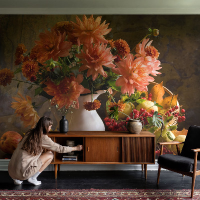 Høj kvalitet fototapet Efterårskomposition