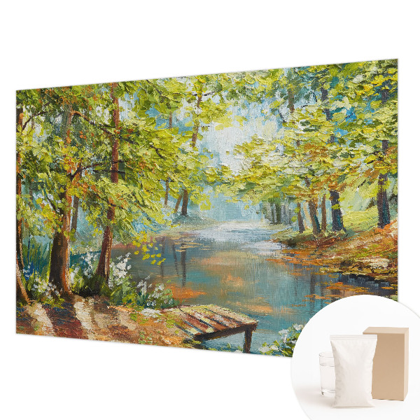 Stor fototapet Idyllisk sø