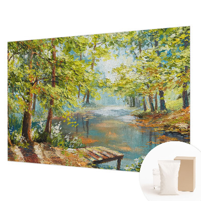 Stor fototapet Idyllisk sø