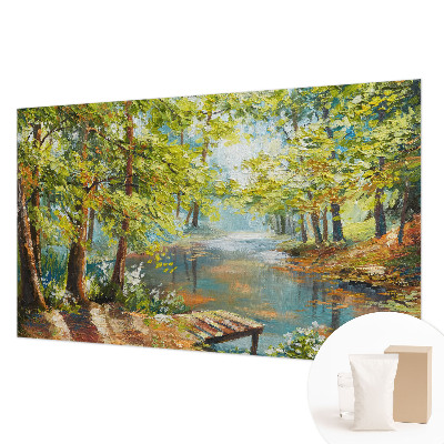 Stor fototapet Idyllisk sø