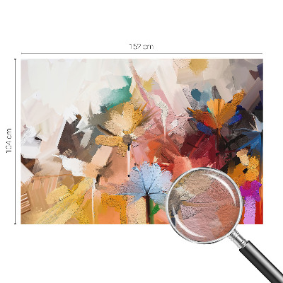 Non-woven fototapet Blomsterabstrakt