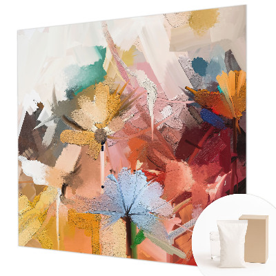 Non-woven fototapet Blomsterabstrakt