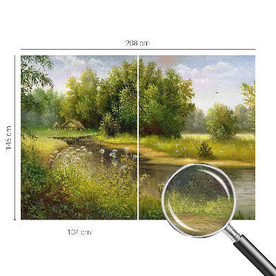 Vlies fototapet Landligt landskab