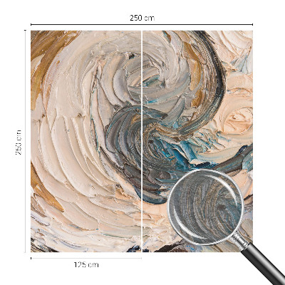 Tapet Farverige hvirvler