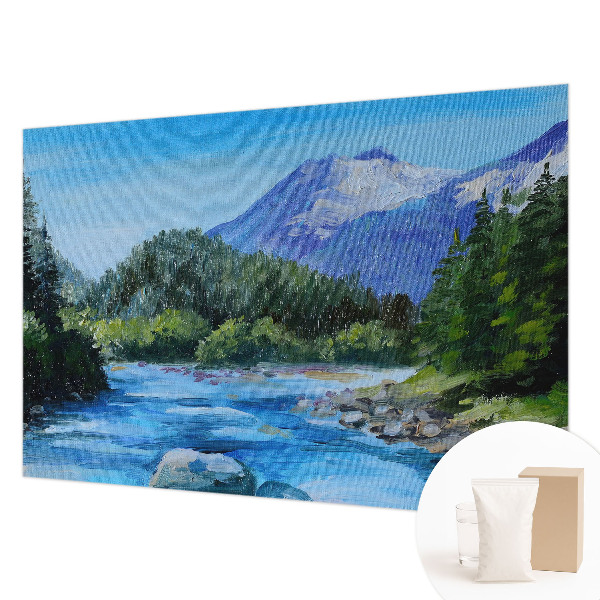 Fototapet børneværelse Bjerglandskab