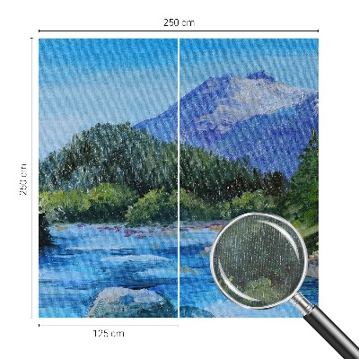 Fototapet børneværelse Bjerglandskab