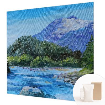 Fototapet børneværelse Bjerglandskab