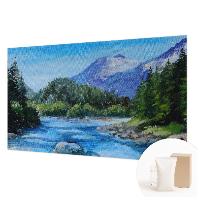 Fototapet børneværelse Bjerglandskab