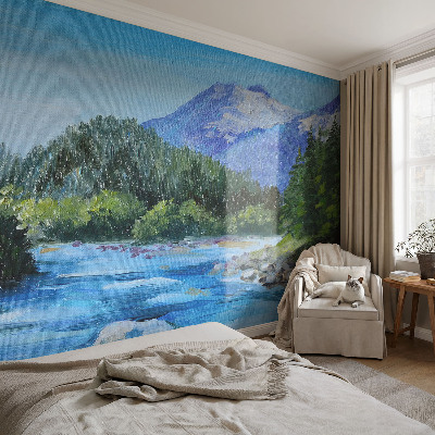 Fototapet børneværelse Bjerglandskab