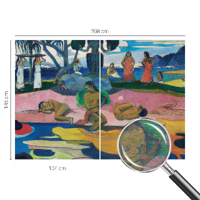 Fototapet børneværelse med tropisk ferie-motiv