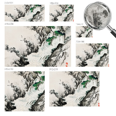 Høj kvalitet fototapet Naturens vandfald