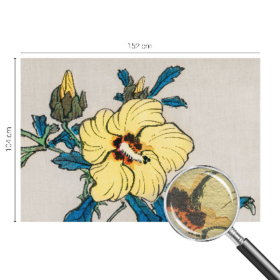Stor fototapet Gul blomst