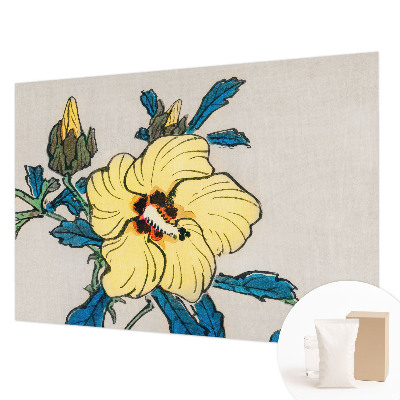 Stor fototapet Gul blomst