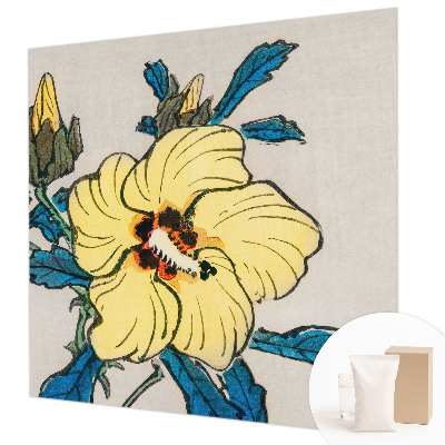 Stor fototapet Gul blomst